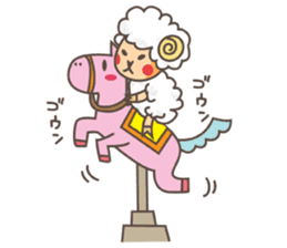 Wool 75% Sheep sticker #1486833