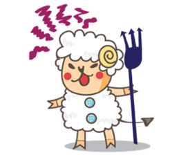 Wool 75% Sheep sticker #1486835