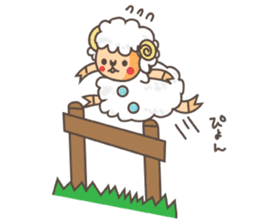 Wool 75% Sheep sticker #1486836