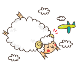 Wool 75% Sheep sticker #1486837