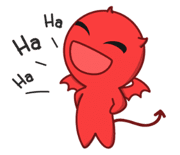 Little Devil & Angel sticker #1487125
