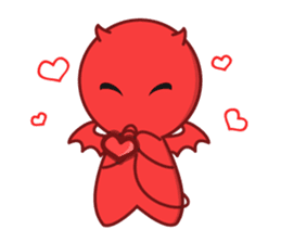 Little Devil & Angel sticker #1487127
