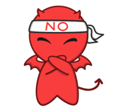Little Devil & Angel sticker #1487131