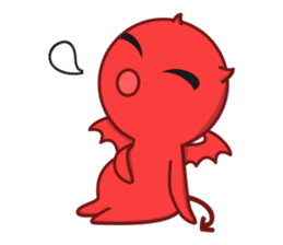 Little Devil & Angel sticker #1487134