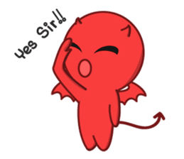 Little Devil & Angel sticker #1487143