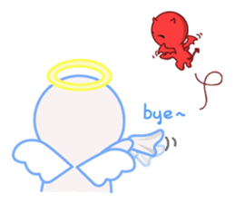 Little Devil & Angel sticker #1487152