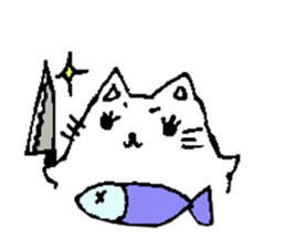 Everyday conversation couple of cats sticker #1488254