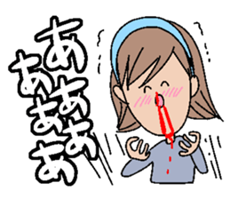 A rotten girl sticker #1488854