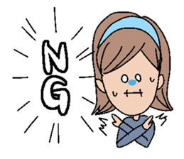 A rotten girl sticker #1488860