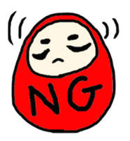 Daruma-chan sticker #1489261