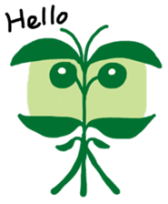 Plant human sticker #1489462