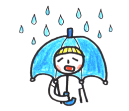 costume mascot GIRL sticker #1489641