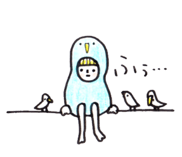 costume mascot GIRL sticker #1489650