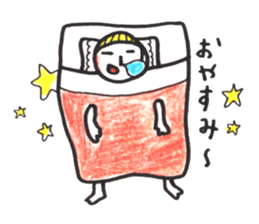 costume mascot GIRL sticker #1489673