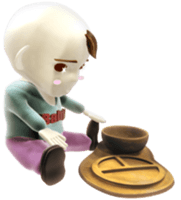 Funky baby 3D sticker2 sticker #1489885