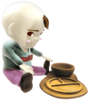 Funky baby 3D sticker2 sticker #1489885