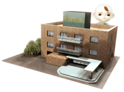 Funky baby 3D sticker2 sticker #1489889