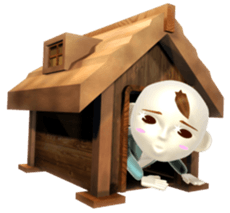 Funky baby 3D sticker2 sticker #1489894