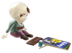 Funky baby 3D sticker2 sticker #1489904