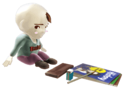 Funky baby 3D sticker2 sticker #1489904