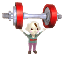 Funky baby 3D sticker2 sticker #1489914