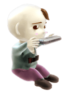 Funky baby 3D sticker2 sticker #1489916