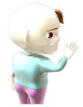 Funky baby 3D sticker2 sticker #1489919