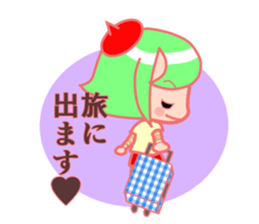 Manga artist and an editor sticker #1490030