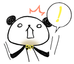 It is a kanji word in pandas sticker #1490528