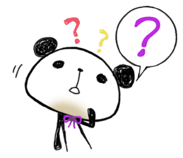 It is a kanji word in pandas sticker #1490529