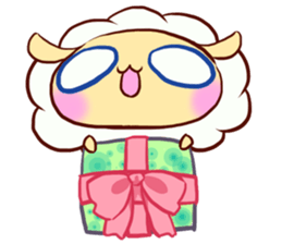 Pretty sheep sticker #1491577