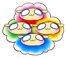 Pretty sheep sticker #1491584