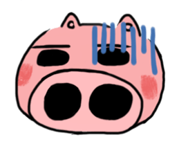 Buu of a baby pig sticker #1491844