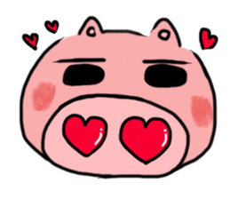 Buu of a baby pig sticker #1491845