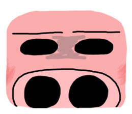 Buu of a baby pig sticker #1491850