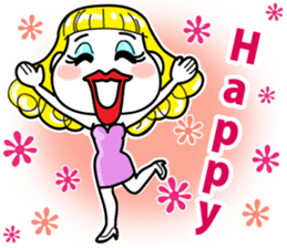 Hunny2~Happy stickers~English sticker #1491894