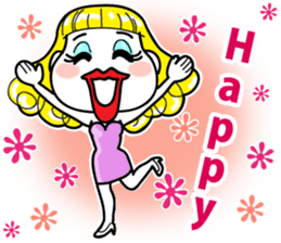 Hunny2~Happy stickers~English sticker #1491894