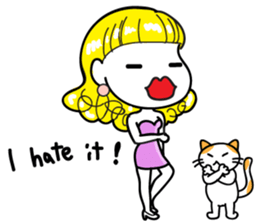 Hunny2~Happy stickers~English sticker #1491901