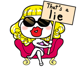 Hunny2~Happy stickers~English sticker #1491907