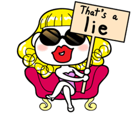 Hunny2~Happy stickers~English sticker #1491907