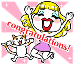 Hunny2~Happy stickers~English sticker #1491909