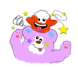 Lovie Bear and the Marimonsters sticker #1492520