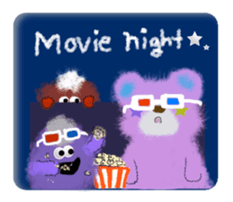 Lovie Bear and the Marimonsters sticker #1492525