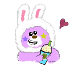 Lovie Bear and the Marimonsters sticker #1492528