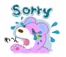 Lovie Bear and the Marimonsters sticker #1492529