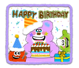 Lovie Bear and the Marimonsters sticker #1492555