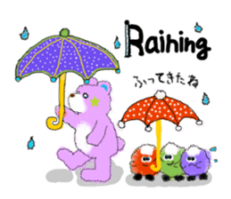 Lovie Bear and the Marimonsters sticker #1492557