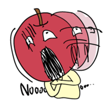 simple apple spirit sticker #1492585