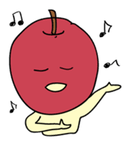 simple apple spirit sticker #1492590