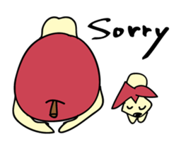 simple apple spirit sticker #1492594